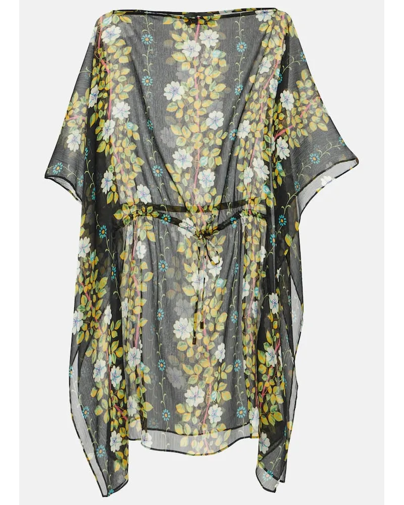 Etro Abito midi con stampa Nero