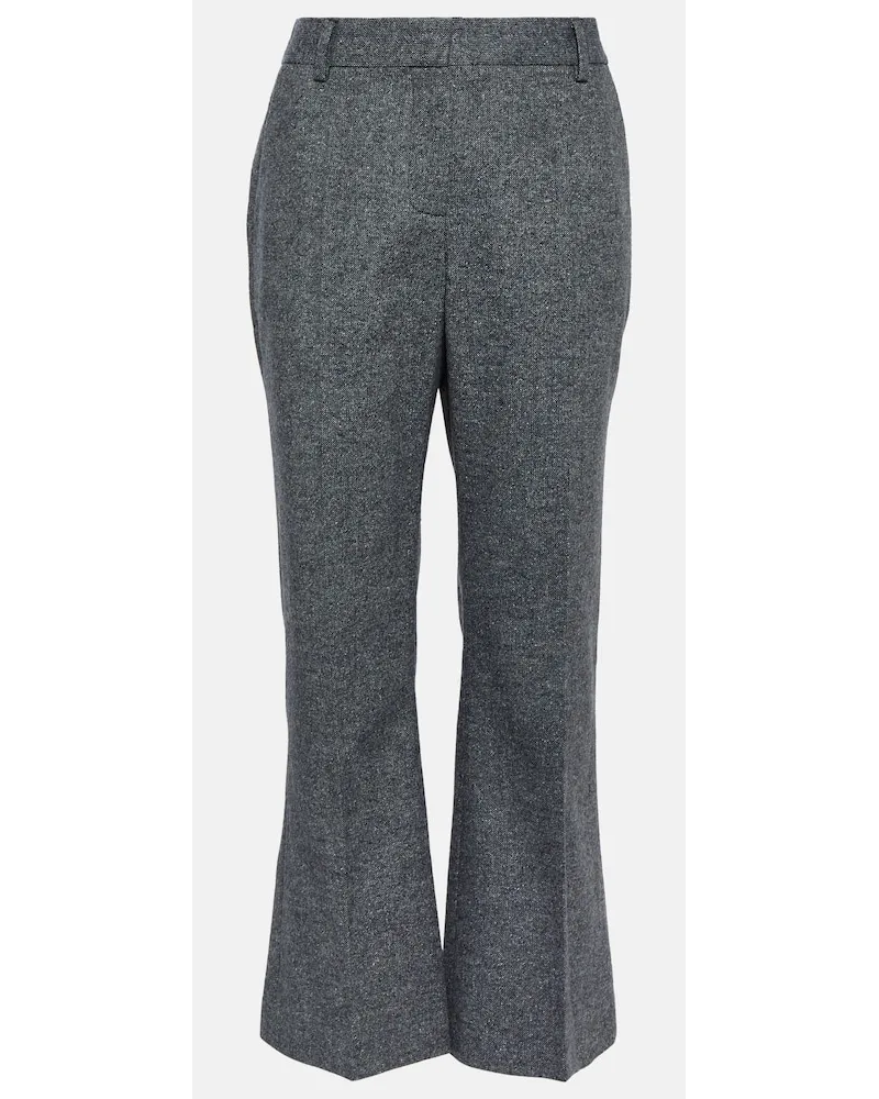 Altuzarra Pantaloni bootcut Fossett in misto lana Grigio