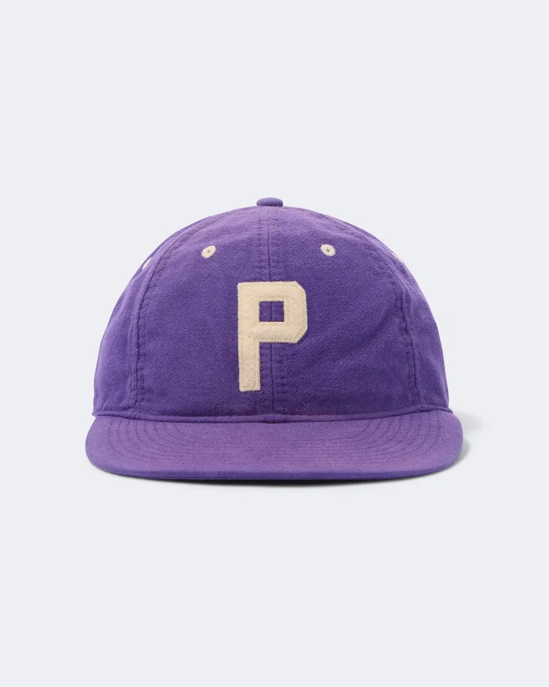 Ralph Lauren Cappello da baseball in cotone con ricamo Viola