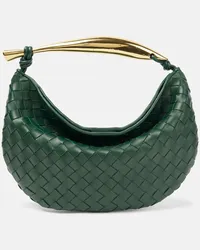 Bottega Veneta Borsa a spalla Sardine Small in pelle Verde