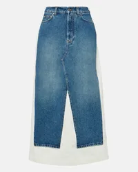 Jean Paul Gaultier Gonna lunga di jeans Blu