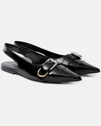 Givenchy Ballerine slingback Voyou in pelle Nero