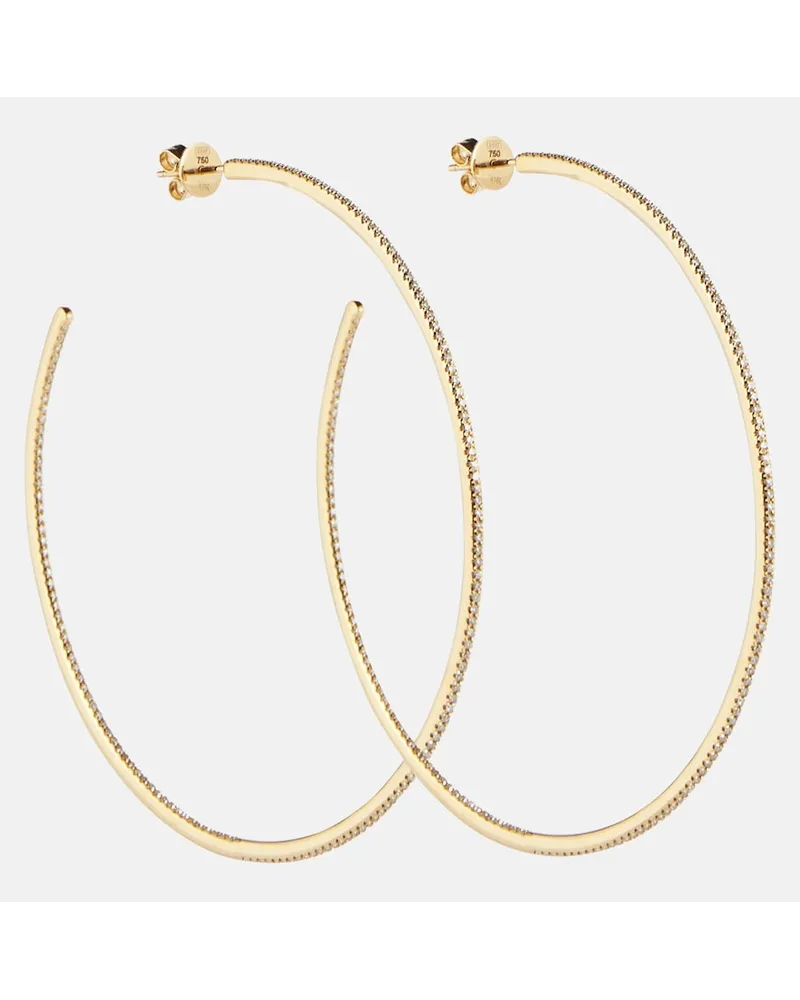 SHAY Orecchini a cerchio XL in oro 18kt Oro