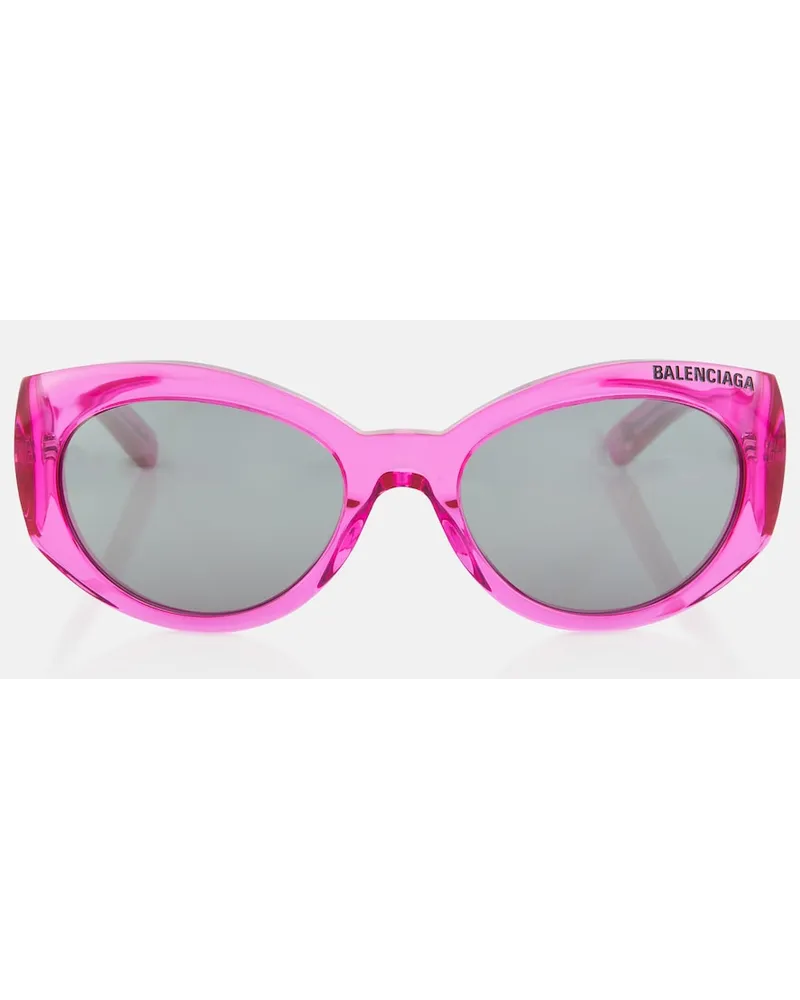 Balenciaga Everyday - Occhiali da sole rotondi Rosa