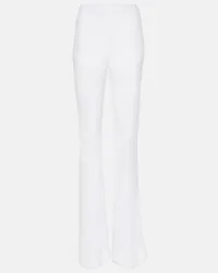 Missoni Pantaloni flared a vita alta Bianco