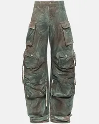 ATTICO Pantaloni di jeans cargo Fern Verde