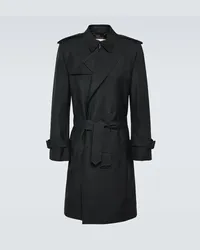 Burberry Trench in misto seta Nero