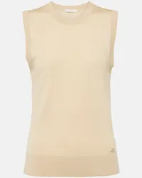 Chloé Chloé Top in lana Beige