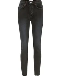 RE/DONE Jeans skinny a vita alta Nero