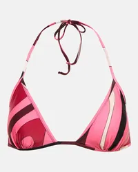 Emilio Pucci Top bikini Marmo Multicolore