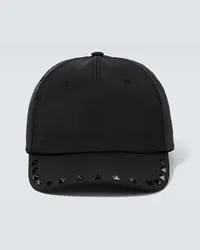 Valentino Garavani Cappello da baseball Rockstud Untitled Nero