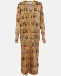 Valentino Garavani Cardigan in jacquard con lamé Multicolore