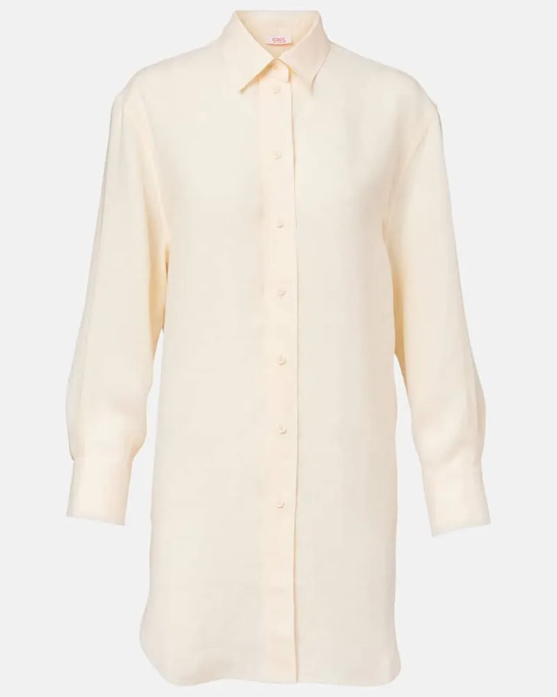 Eres Camicia Mignonette in lino Bianco