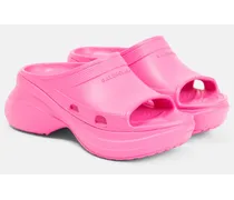 Balenciaga Sandali Pool Crocs™ in gomma Rosa