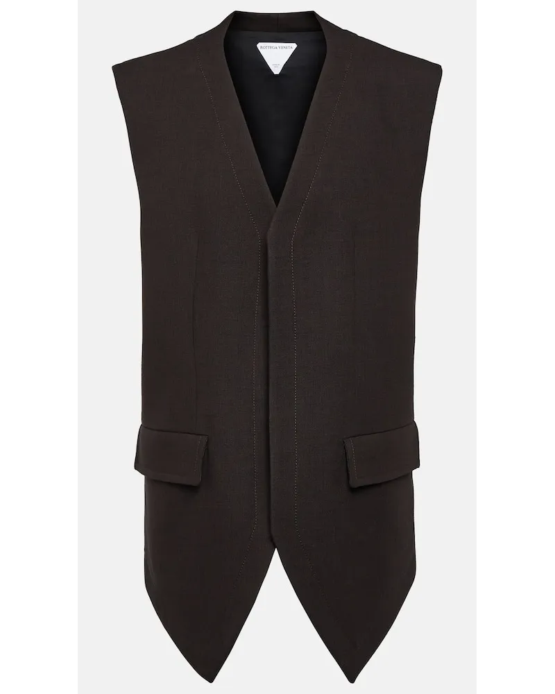 Bottega Veneta Gilet in misto cotone Nero