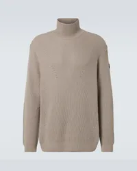 Moncler Dolcevita in cotone Beige