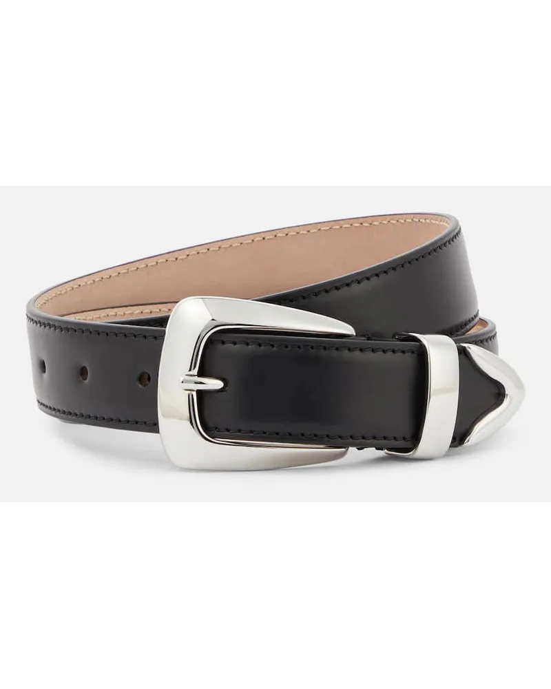 KHAITE Cintura The Benny in pelle Nero