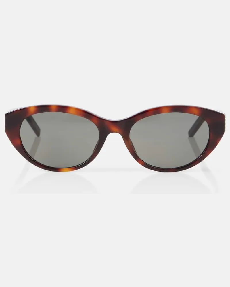 Saint Laurent Occhiali da sole cat-eye SL M148 Marrone
