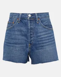 RE/DONE Shorts a vita alta ‘50s Blu