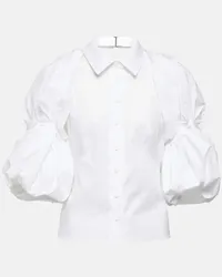 Jacquemus Camicia La Chemise Maraca in popeline Bianco