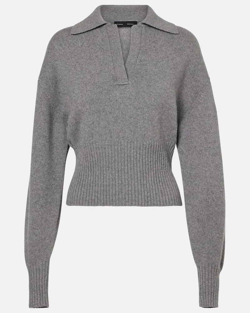 Proenza Schouler Pullover Jeanne in cashmere e lana Grigio
