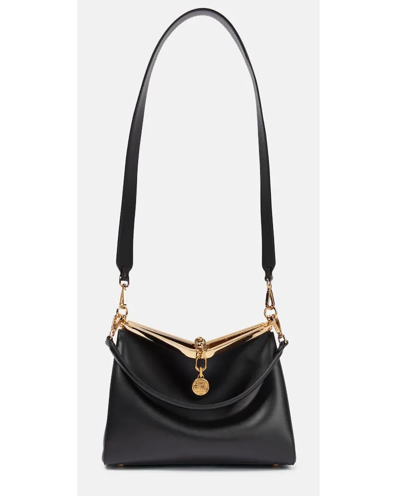 Etro Borsa a spalla Vela Medium in pelle Nero
