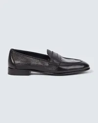 Brioni Mocassini Appia in pelle Nero