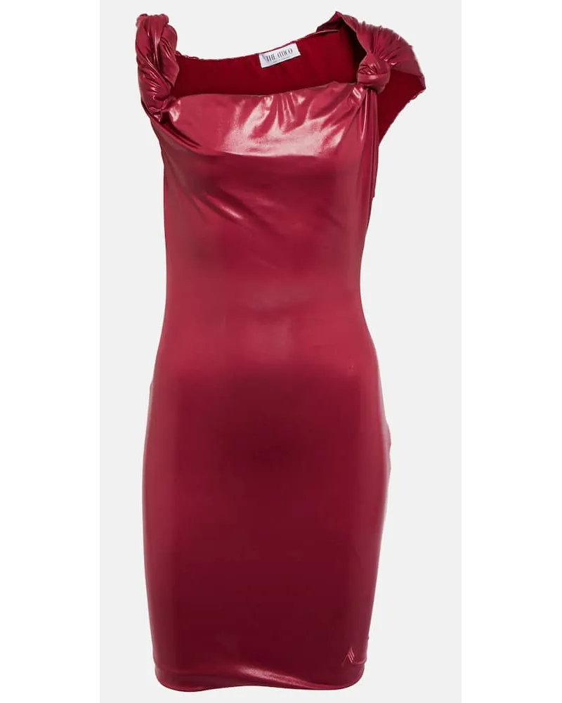 ATTICO Miniabito Cassie in jersey Rosso