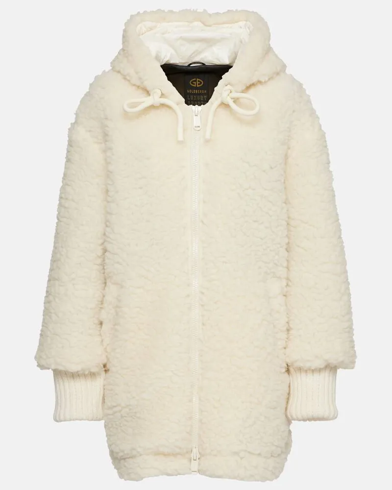 GOLDBERGH Giacca Isabelle in teddy di lana vergine Bianco
