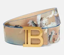 Cintura B-Belt in pelle con stampa