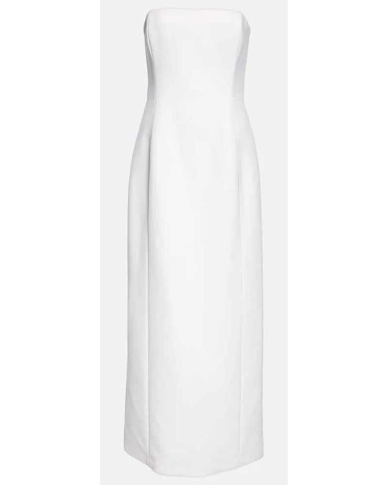 Gabriela Hearst Abito lungo in lana Bianco