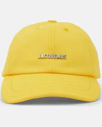 Jacquemus Cappello da baseball La Casquette Rond Giallo