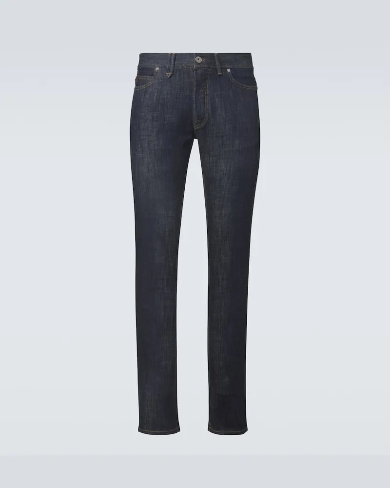 Brioni Jeans Meribel slim Blu