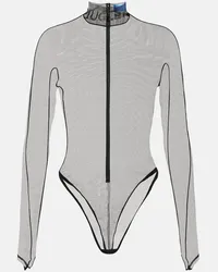 Thierry Mugler Body in mesh Nero