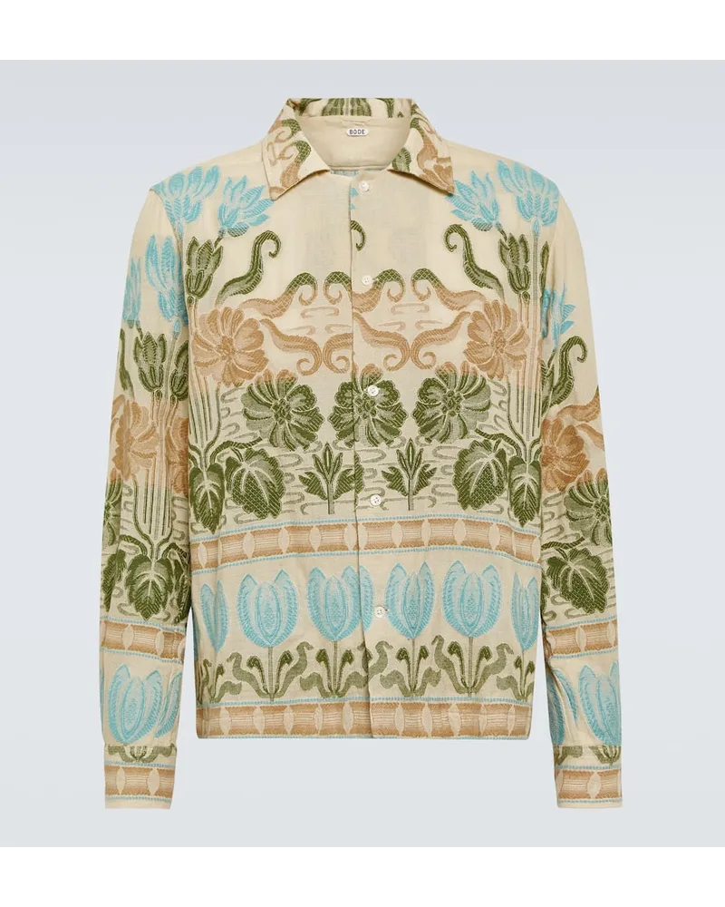 BODE Camicia Tulipa con stampa Multicolore