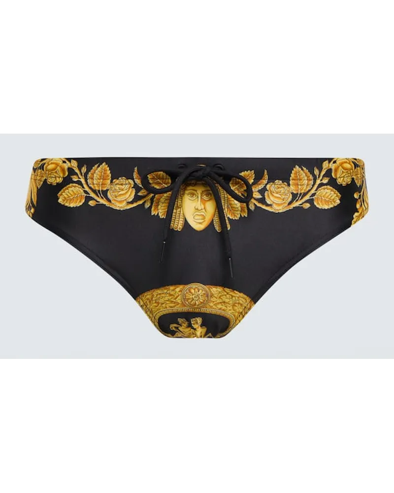 Versace Costume da bagno Maschera Baroque Nero