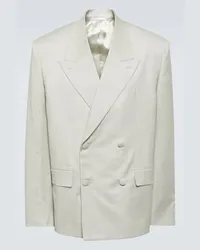 Givenchy Blazer oversize in lana vergine Bianco