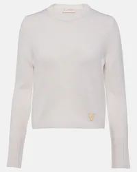 Valentino Garavani Pullover in cashmere Bianco