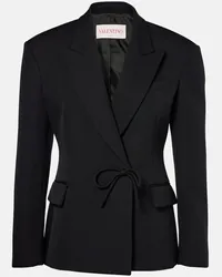 Valentino Garavani Blazer in lana vergine Nero