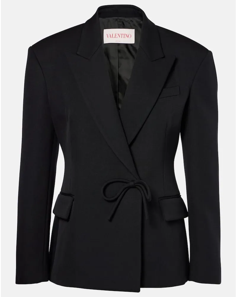 Valentino Garavani Blazer in lana vergine Nero