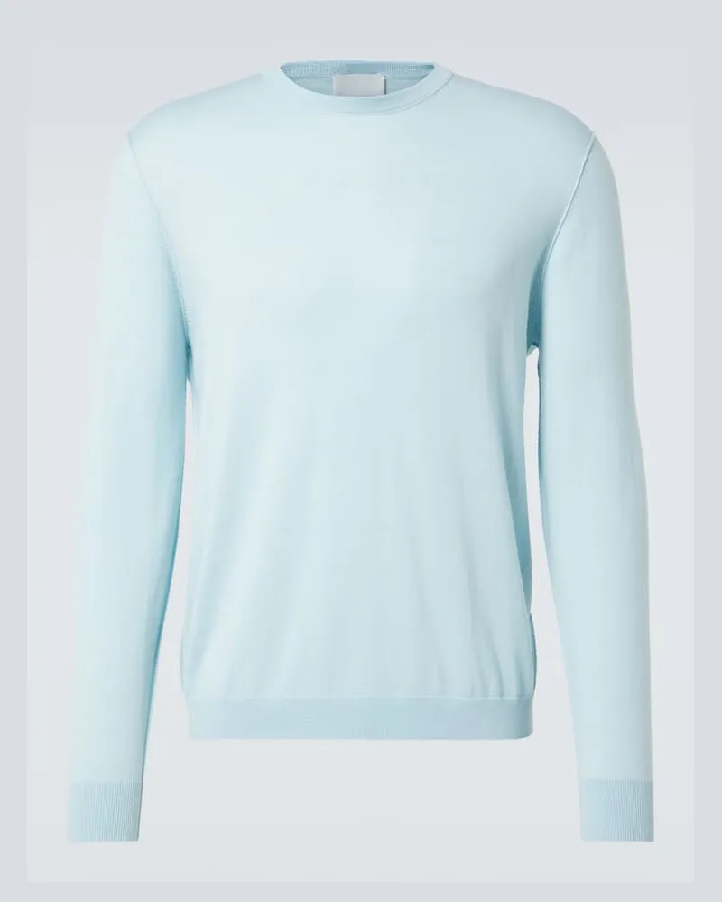 ALLUDE Pullover in lana vergine Blu