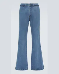 Wales Bonner Jeans a gamba larga Eternity Blu