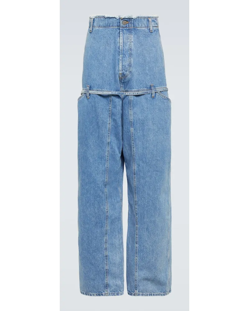 Jacquemus Jeans Le de NÃ®mes a gamba larga Blu