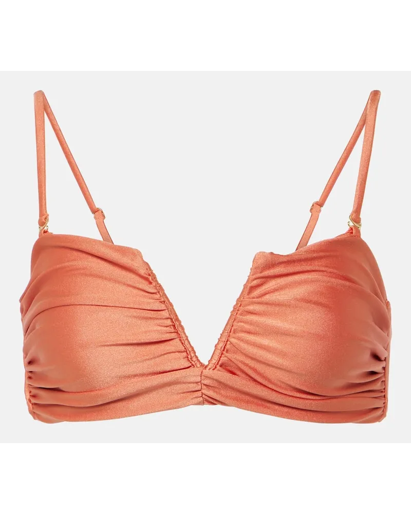 JADE SWIM Top bikini Calla Rosso