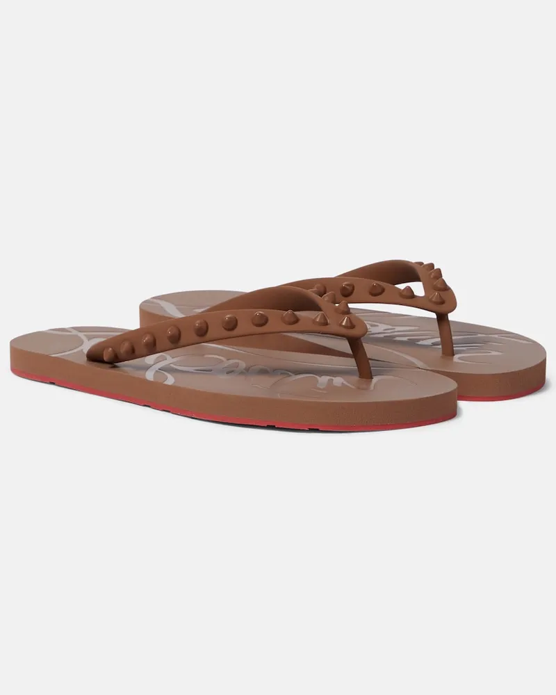 Christian Louboutin Sandali infradito Loubi Flip Rosso