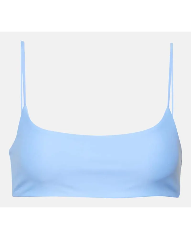 JADE SWIM Top bikini Muse Blu