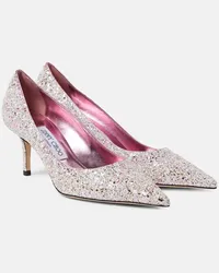 Jimmy Choo Pumps Love 65 con glitter Rosa