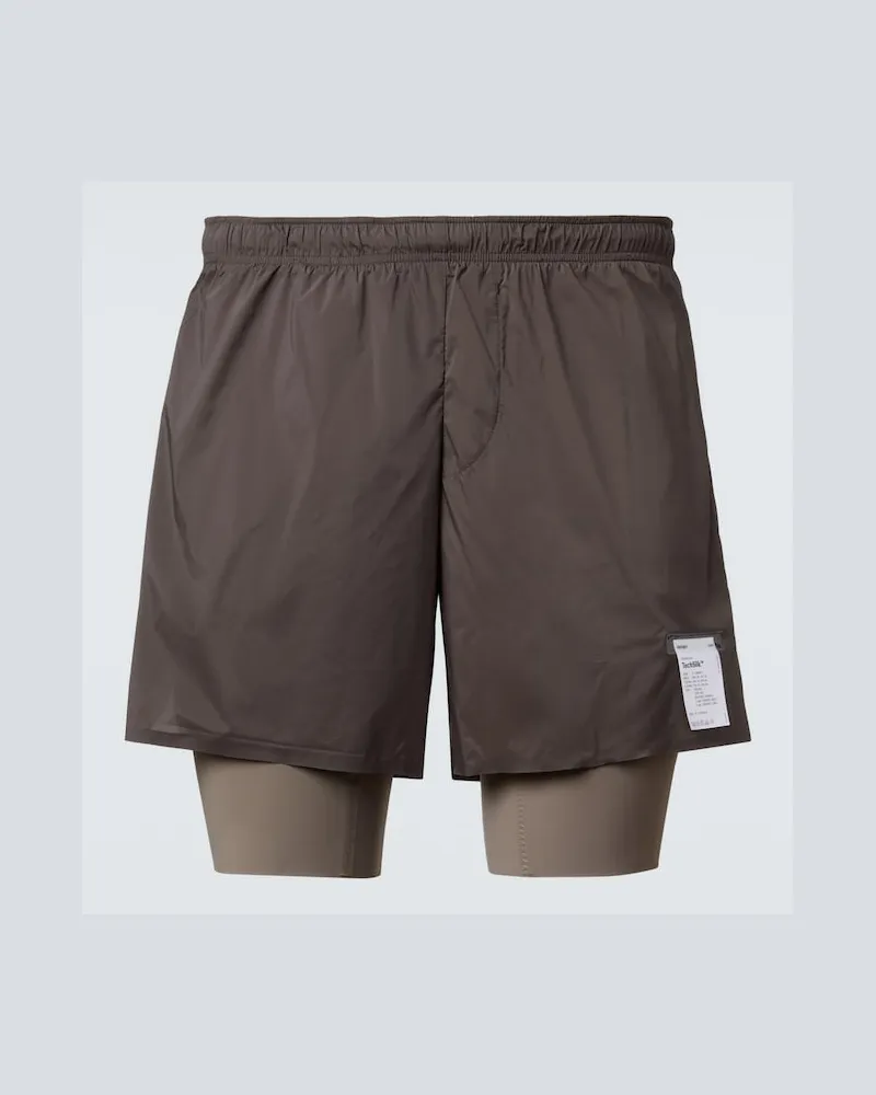 Satisfy Shorts sportivi TechSilk 8 Grigio