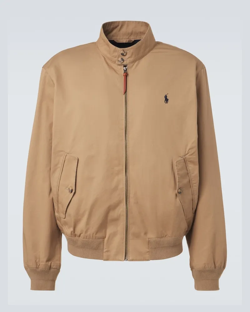 Ralph Lauren Giacca in twill di cotone Marrone