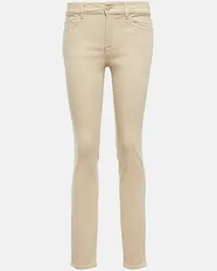 7 for all mankind Jeans slim Roxanne a vita media Beige